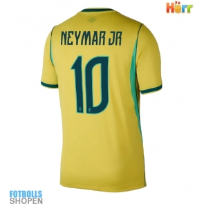 Billiga Brasilien Neymar Jr #10 Hemmatröja VM 2026 Kortärmad
